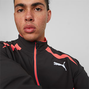 メンズ ランニング RUN ULTRAWEAVE ジャケット, PUMA Black-Ultra Blue, extralarge-JPN