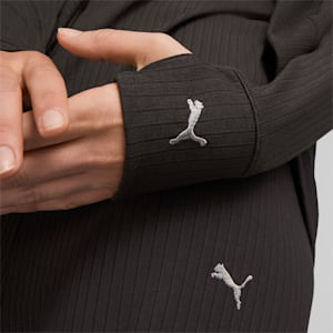 ウィメンズ ヨガ UNWIND ロングカーディガン, PUMA Black, extralarge-JPN