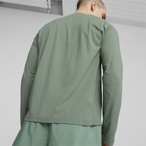 メンズ ランニング RUN グラフィック 長袖 Tシャツ, Eucalyptus, extralarge-JPN