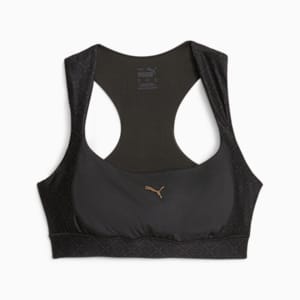 ウィメンズ トレーニング LOGO LOVE ブラトップ ミディアムサポート, PUMA Black, extralarge-JPN