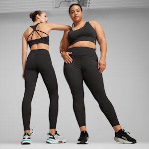 4KEEPS EVOLVE Women's Longline Training Bra, PUMA Black, extralarge-IND