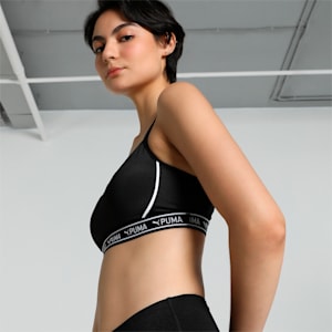 Puma black sports bra size small RN#190759 92% nylon 8% spandex