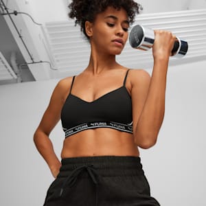 Puma Black Sports Bra Size M - 61% off