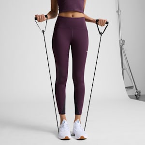 Collant d'entraînement 7/8 Train All Day pour femme, Midnight Plum, extralarge