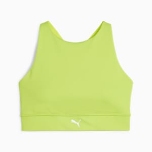 Puma PAMELA REIF STRAP BRA - Light support sports bra - green/dark green 