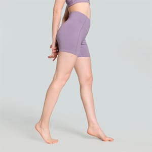 STUDIO FOUNDATIONS Women's Biker Shorts, Pale Plum, extralarge-IND