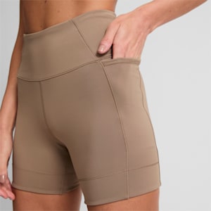 STUDIO ULTRABARE Women's Tight Training Shorts, Totally Taupe, extralarge
