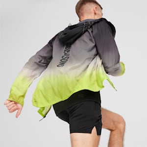 SEASONS Ultra Trail Men's Jacket, Lime Pow-fade print, extralarge