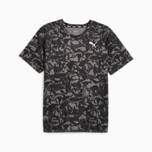 PUMA FIT Ultrabreathe Men's AOP Tee, PUMA Black-Q1 print, extralarge