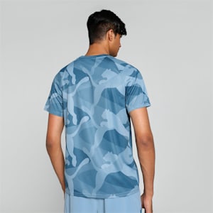 PUMA Fit Ultrabreathe Men's Training T-shirt, Zen Blue-Q2 print, extralarge-IND