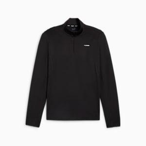 FIT Polyspan Quarter-Zip Men's Training Pullover, PUMA Black, extralarge-IND