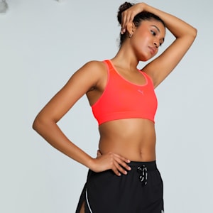 4KEEPS Women's Running Bra, Glowing Red, extralarge-IND