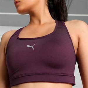 4KEEPS Women's Running Bra, Midnight Plum, extralarge-IND