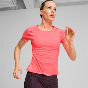 Playera de running para mujer RUN CLOUDSPUN, Sunset Glow, extralarge