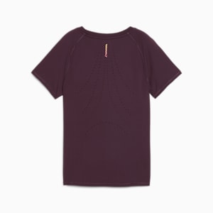 T-shirt de course CloudSpun Femme, Midnight Plum, extralarge