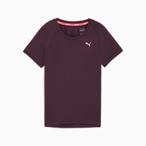 Playera de running para mujer RUN CLOUDSPUN, Midnight Plum, extralarge