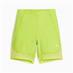 Shorts de running con pierna de 15cm para mujer RUN ULTRAFORM, Lime Pow, extralarge