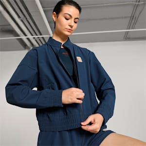 PUMA x First Mile Women's Running Jacket, Club Navy, extralarge-IND