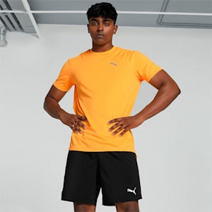 RUN CLOUDSPUN Men's Short Sleeve Running T-shirt, Sun Stream, extralarge-IND