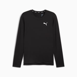 RUN CLOUDSPUN Long-Sleeve Men's Running Tee, PUMA Black, extralarge