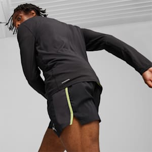 Sweat de running avec fermeture zippée 1/4 run Cloudspun Homme, PUMA Black, extralarge