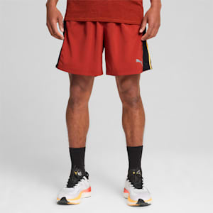 Shorts de running con pierna de 17cm para hombre RUN FAV VELOCITY, Mars Red-PUMA Black, extralarge