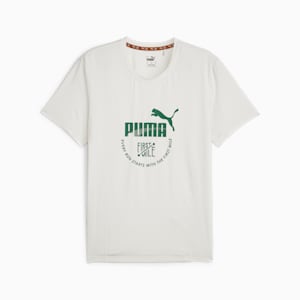 Puma Men White Solid High Neck Lite_L S MN T-shirt
