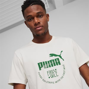 PUMA x FIRST MILE Men's Running T-shirt, Vapor Gray, extralarge-IND