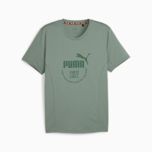 PUMA x FIRST MILE Men's Running T-shirt, Eucalyptus, extralarge-IND