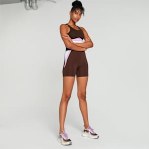 PUMA x lemlem Women's Running Crop Tank, Dark Chocolate, extralarge-IND