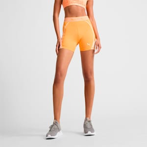 Shorts con pierna de 12cm para mujer TRAIN STRONG, Clementine-Peach Fizz, extralarge