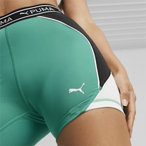 Shorts con pierna de 12cm para mujer TRAIN STRONG, Sparkling Green, extralarge