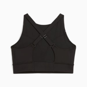 Buy Puma x Balmain women sportswear fit metallic graphic sports bra black  gold Online