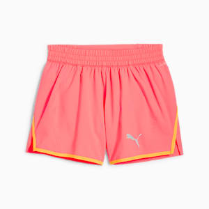 Short de course à pied Run Velocity ULTRAWEAVE 4’’ Femme, Sunset Glow, extralarge