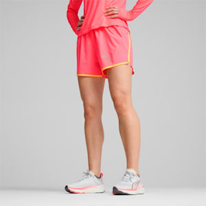 Shorts de running con pierna de 10cm para mujer Run Velocity ULTRAWEAVE, Sunset Glow, extralarge