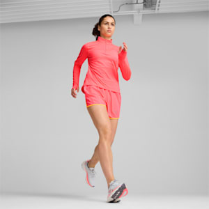 Shorts de running con pierna de 10cm para mujer Run Velocity ULTRAWEAVE, Sunset Glow, extralarge