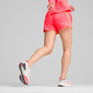 Shorts de running con pierna de 10cm para mujer Run Velocity ULTRAWEAVE, Sunset Glow, extralarge