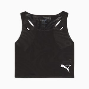 RUN ULTRASPUN Women's Running Crop Top, Cheap Jmksport Jordan Outlet Black, extralarge