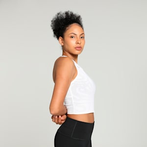 RUN ULTRASPUN Women's Running Crop Top, PUMA White, extralarge-IND