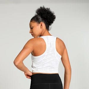 RUN ULTRASPUN Women's Running Crop Top, PUMA White, extralarge-IND