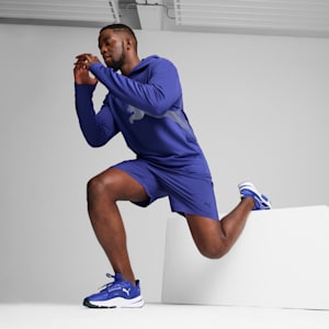Chandail à capuchon d'entraînement Train All Day Men's Big Cat Homme, Lapis Lazuli, extralarge