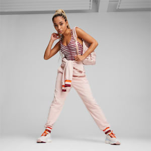 PUMA x lemlem Women's Training Jumpsuit, Rose Quartz, extralarge