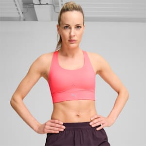 Brassière de course à maintien élevé PWRbreathe Femme, Sunset Glow, extralarge