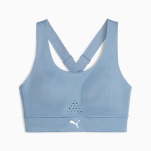 RUN PWRbreathe Women's High Support Sports Bra, Zen Blue, extralarge