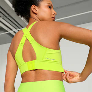 PWRbreathe Women's Running Bra, Lime Pow, extralarge-IND