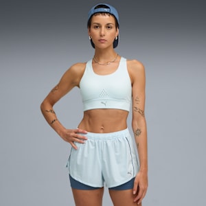 RUN PWRbreathe Women's High Support Sports Bra, Sea Glass, extralarge