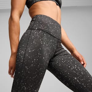 Train Fave Women's High Waisted 7/8 Training Tights, PUMA Black-Stars AOP, extralarge