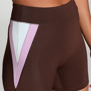 PUMA x lemlem Women's Bike Shorts, Dark Chocolate, extralarge-IND