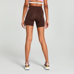 PUMA x lemlem Women's Bike Shorts, Dark Chocolate, extralarge-IND