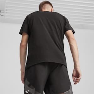 Men's Run Slogan Training T-shirt, PUMA Black, extralarge-IND
